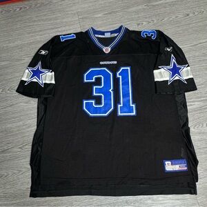 Vintage Dallas Cowboys #31 Roy Williams Black Alternate Jersey Reebok Sz 3XL